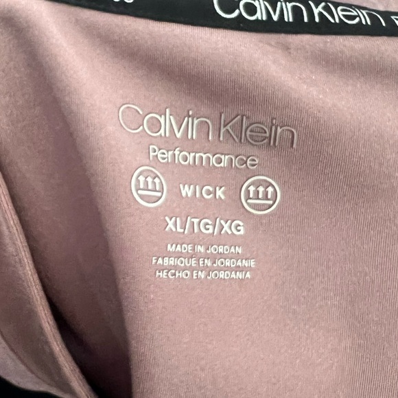 Purple Calvin Klein Performance crop top size XL - Picture 4 of 10